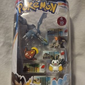 POKEMON 4 pk figures TOMY New sealed box 2013